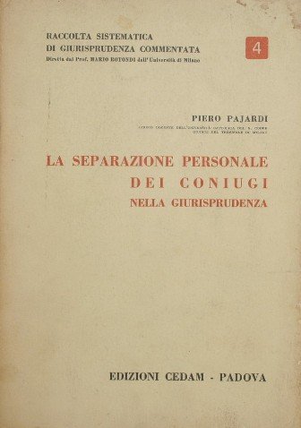 La separazione personale dei coniugi nella giurisprudenza