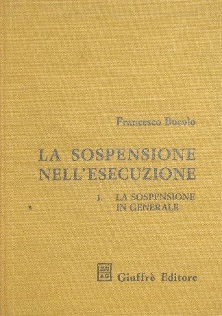 La sospensione nell'esecuzione