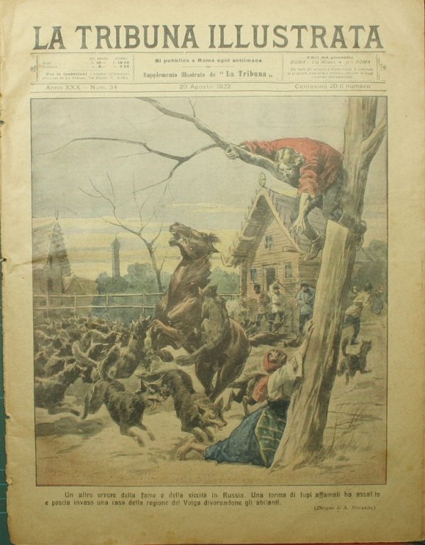 La tribuna illustrata. 20 agosto 1922