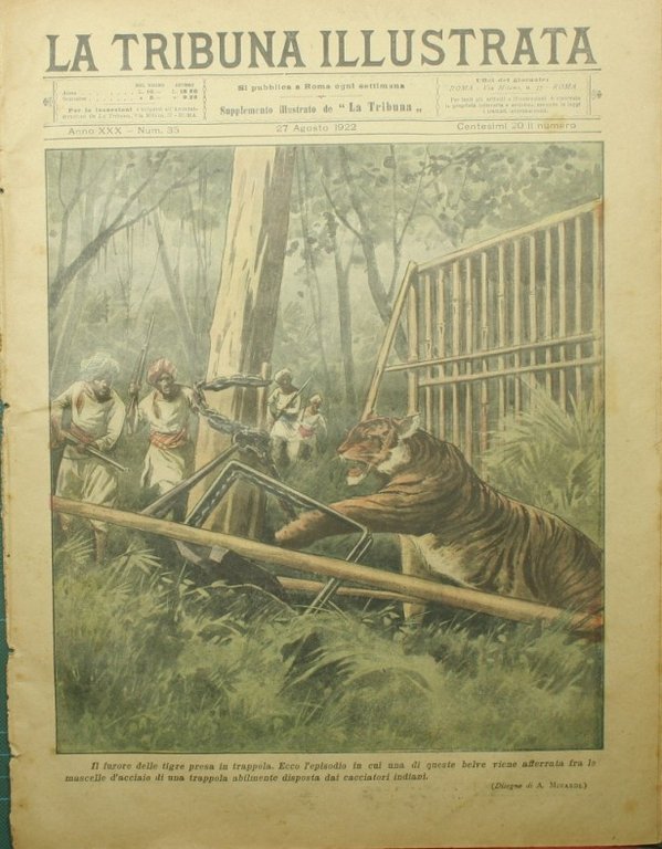 La tribuna illustrata. 27 agosto 1922