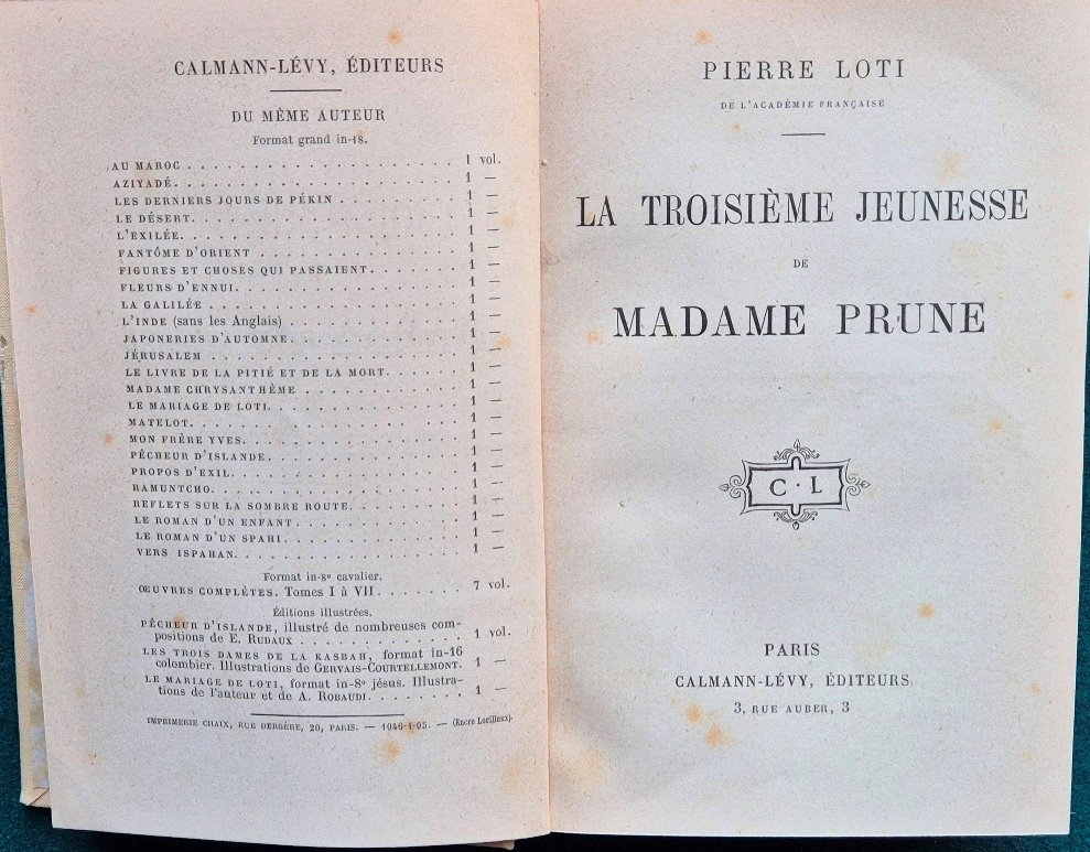 La troisieme jeunesse de Madame Prune | Immagine principale