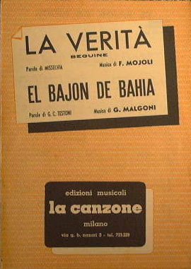 La verità ( beguine ) - El bajon de bahia