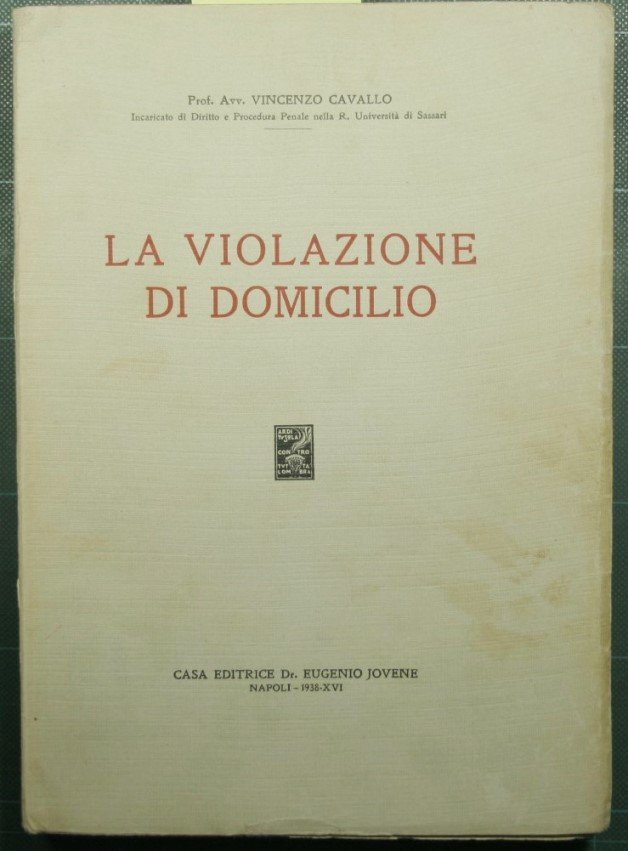 La violazione di domicilio