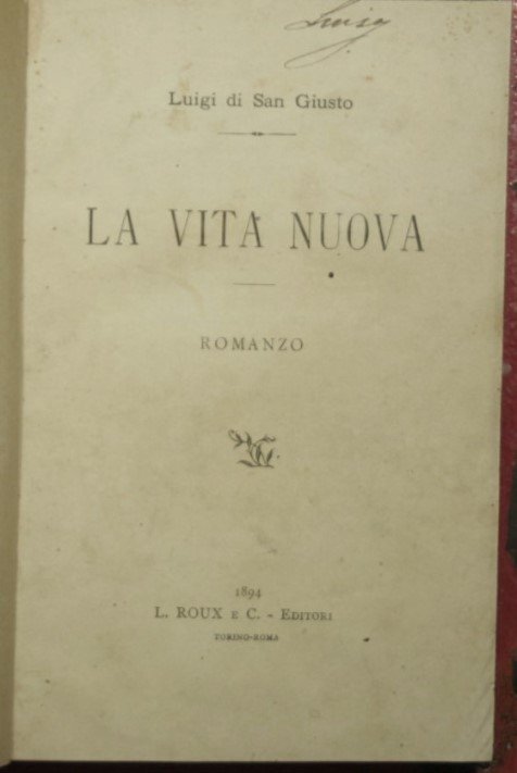 La vita nuova