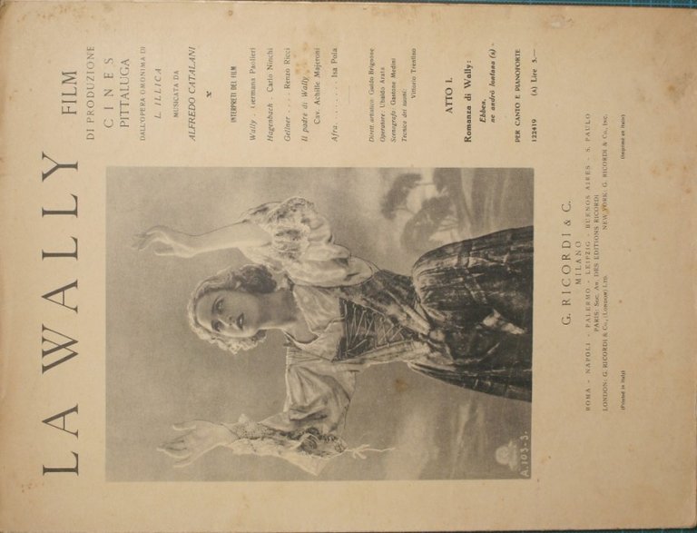 La Wally. Ebben, ne andrò lontana