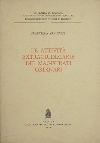 Le attività extragiudiziarie dei magistrati ordinari