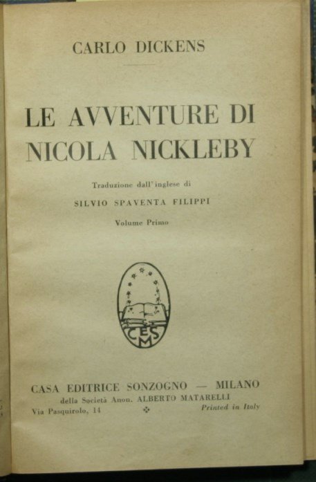 Le avventure di Nicola Nickleby