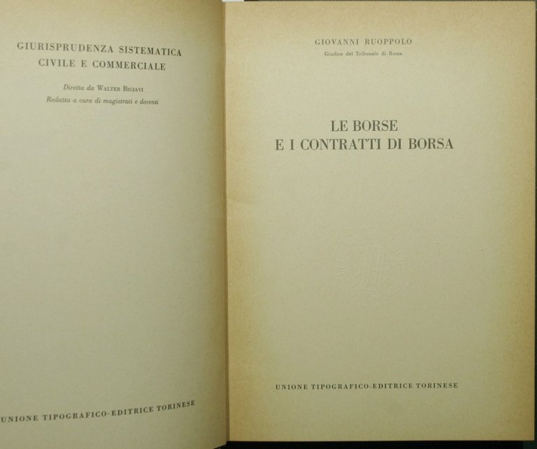 Le borse e i contratti di borsa