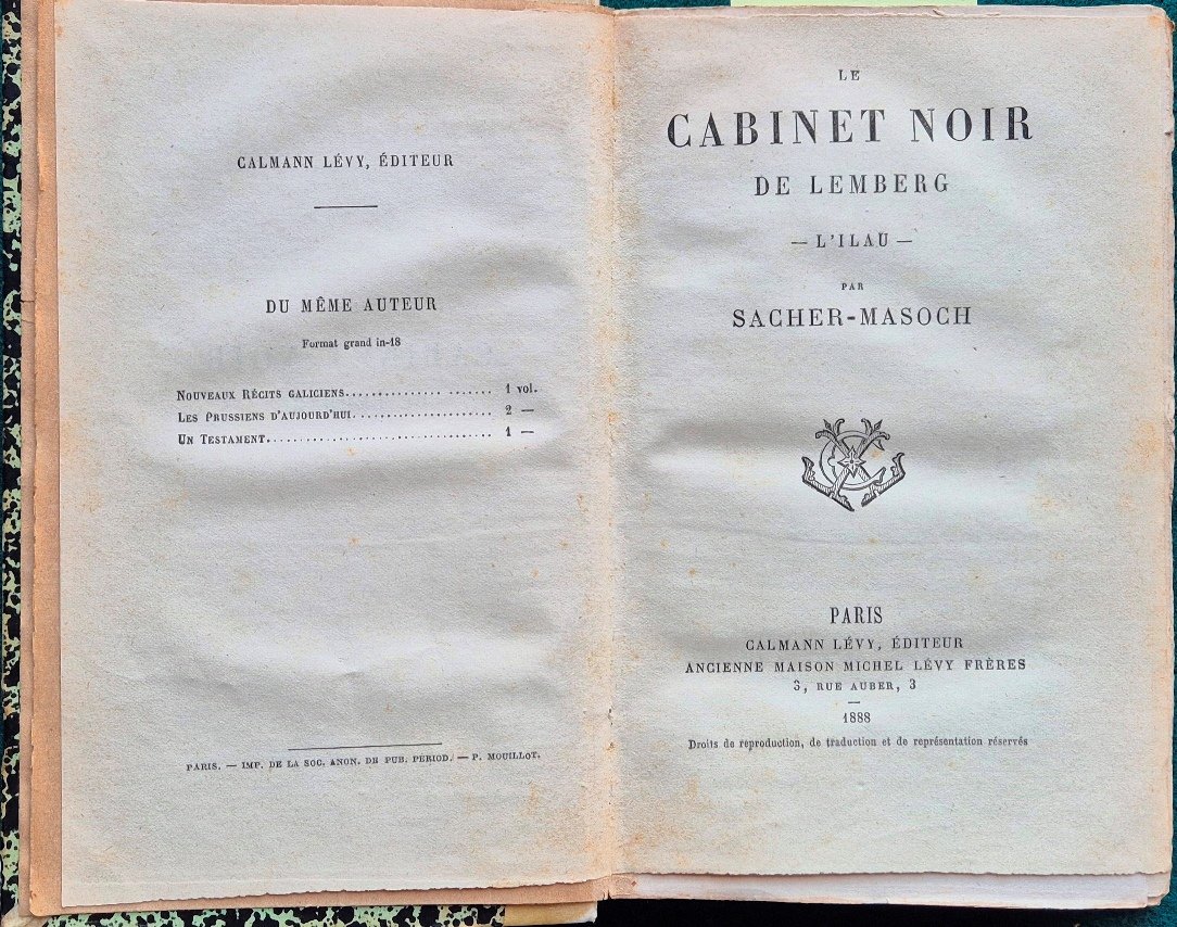 Le cabinet noir de Lemberg - L'Ilau