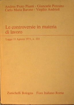 Le controversie in materia di lavoro