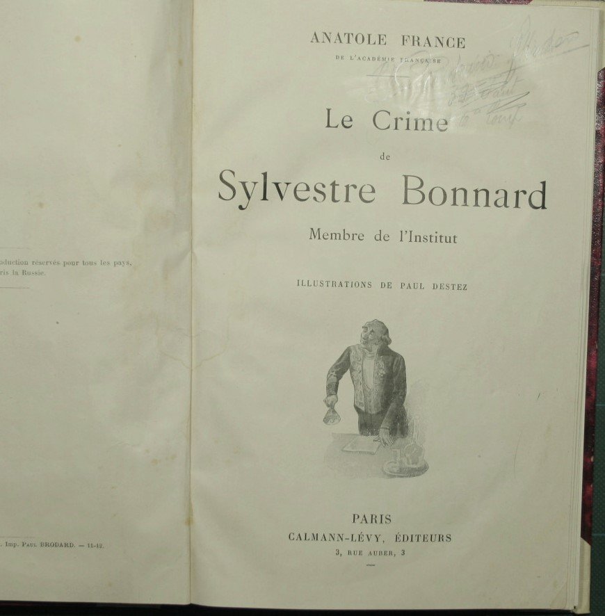 Le crime de Sylvestre Bonnard