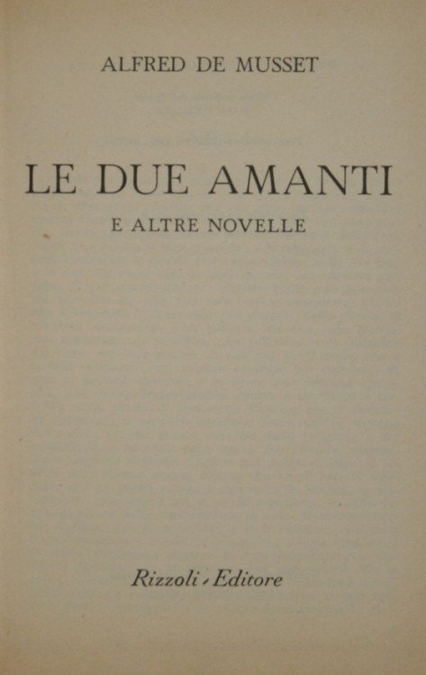 Le due amanti