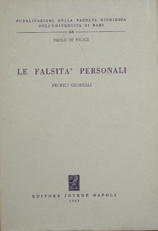 Le falsità personali