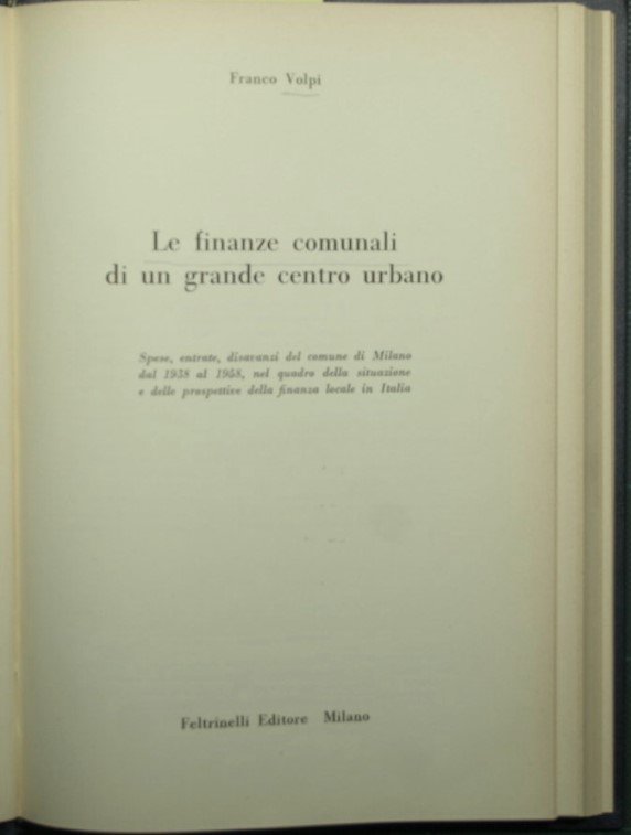 Le finanze comunali di un grande centro urbano | Immagine Gallery 2