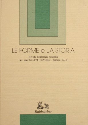 Le forme e la storia