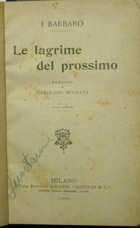 Le lagrime del prossimo | Immagine Gallery 2