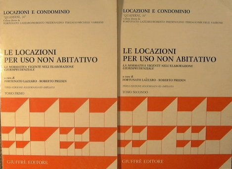 Le Locazioni per uso non abitativo. La Normativa vigente nell'elaborazione …