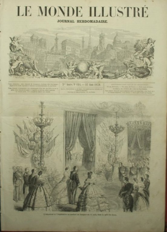 Le monde illustré - 27 Aout 1859. N. 124