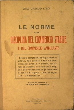 Le norme della disciplina del commercio stabile e del commercio …