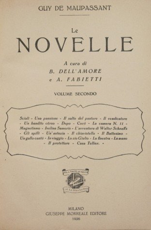 Le novelle. Vol. II