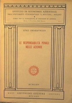 Le responsabilità penali nelle aziende