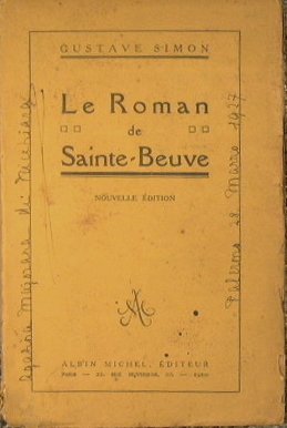 Le Roman de Sainte - Beuve