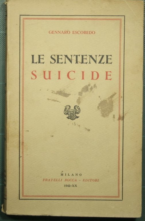 Le sentenze suicide