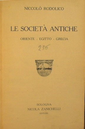 Le società antiche