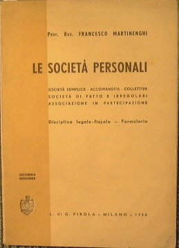 Le Società personali