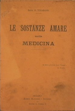 Le sostanze amare della medicina