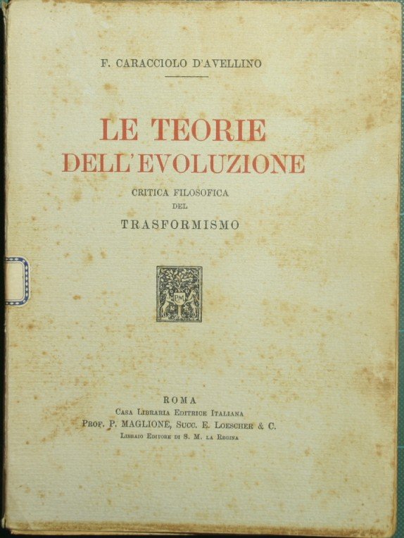 Le teorie dell'evoluzione