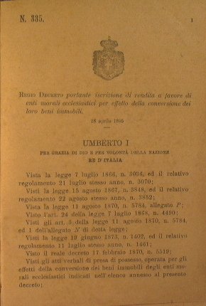 Leggi e decreti