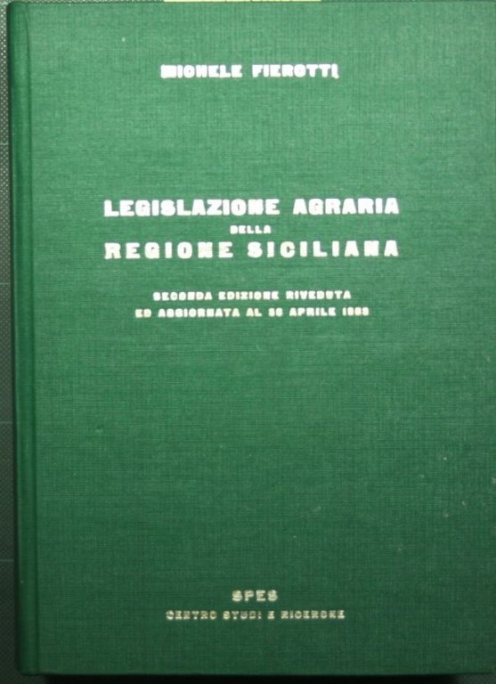 Legislazione agraria della Regione siciliana