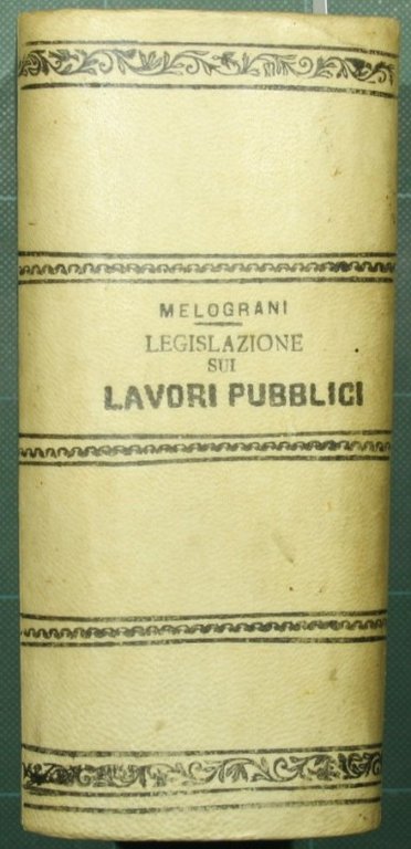 Legislazione sui lavori pubblici