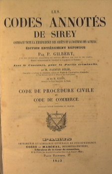 Les codes annotes de Sirey