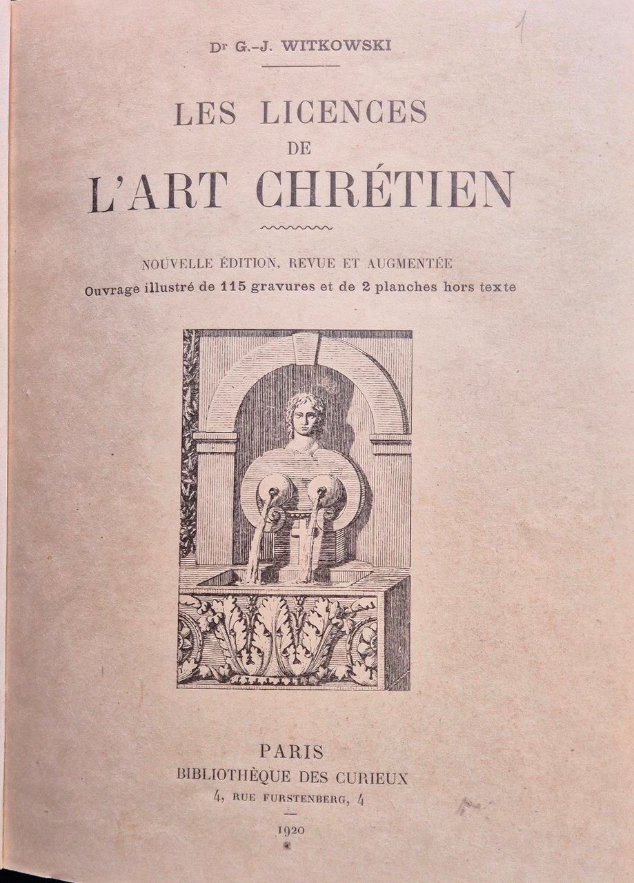 Les licences de l'art chretien