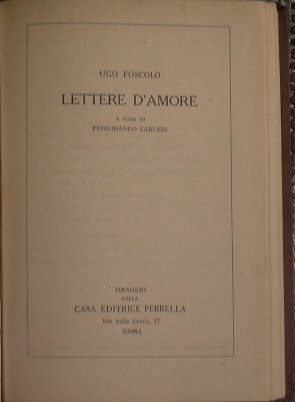 Lettere d'amore