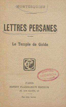 Lettres persanes