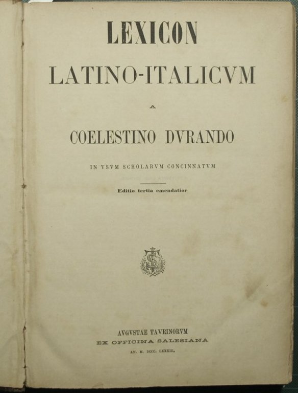 Lexicon latino-italicum