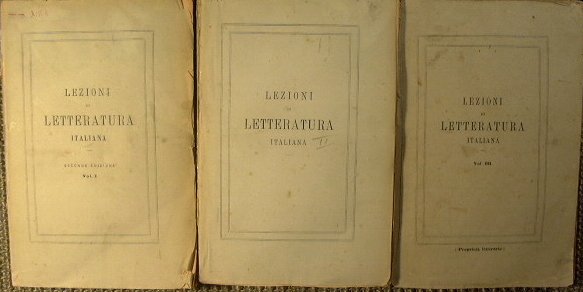 Lezioni di letteratura italiana