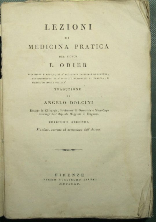 Lezioni di medicina pratica