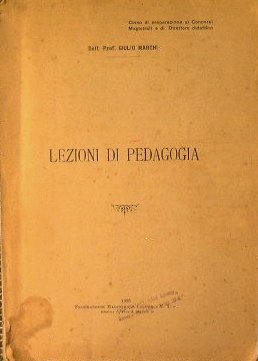 Lezioni di pedagogia