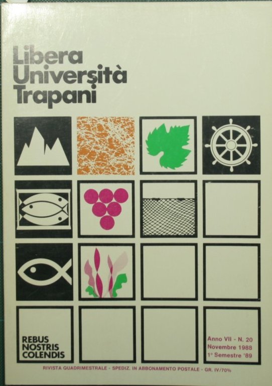 Libera Università di Trapani. Novembre 1988