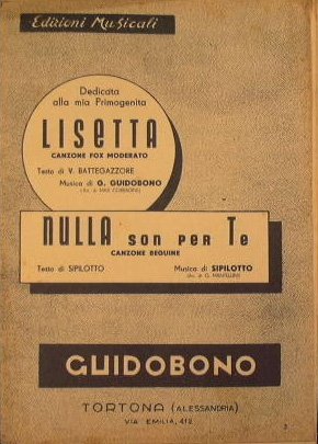 Lisetta ( canzone fox moderato ) - Nulla son per …