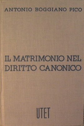 ll Matrimonio nel Diritto Canonico