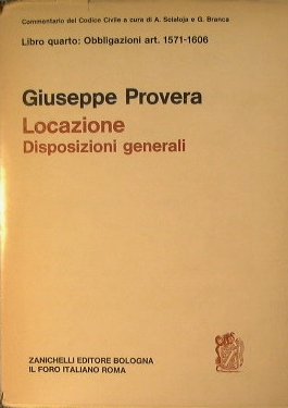 Locazione. Disposizioni generali