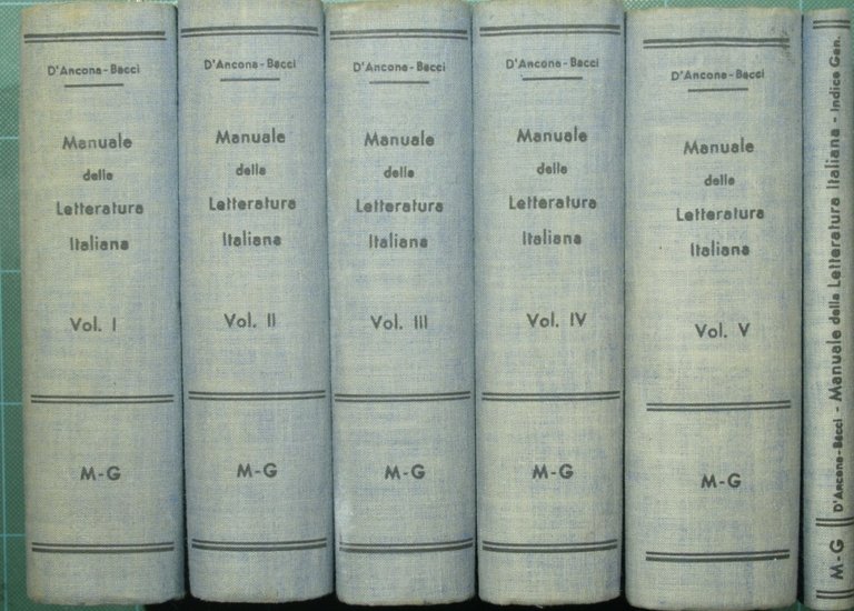 Manuale della letteratura italiana