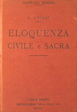 Manuale di Eloquenza civile e sacra