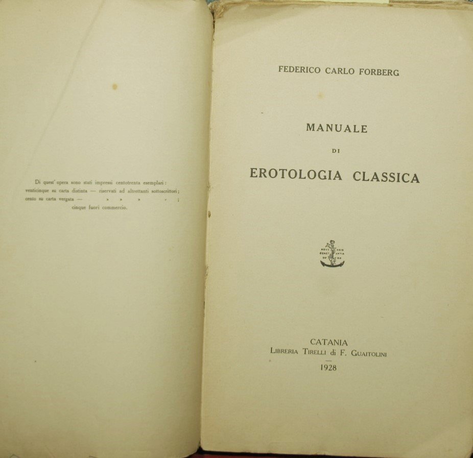 Manuale di erotologia classica