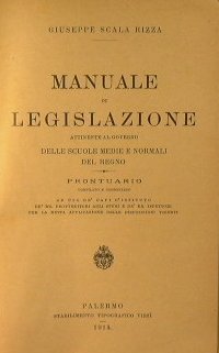 Manuale di legislazione